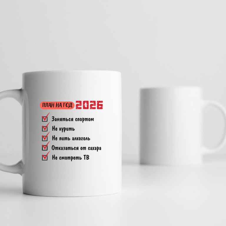 Кружка План на год 2026