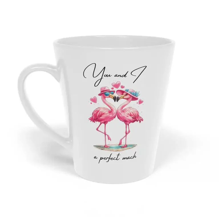 krūze latte “Flamingo