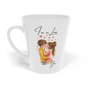 krūze latte “Love with you”