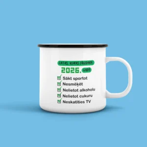 krūze “Lietas, kuras Jāizdara 2026”